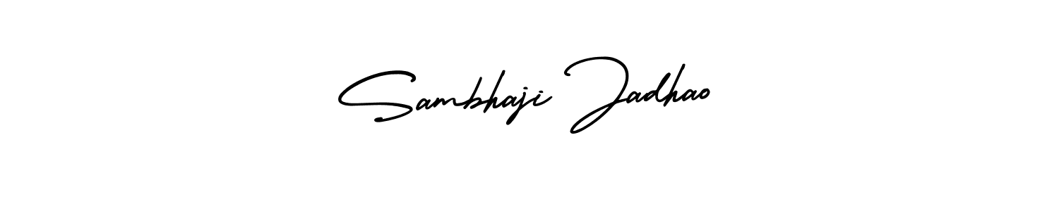 Design your own signature with our free online signature maker. With this signature software, you can create a handwritten (AmerikaSignatureDemo-Regular) signature for name Sambhaji Jadhao. Sambhaji Jadhao signature style 3 images and pictures png