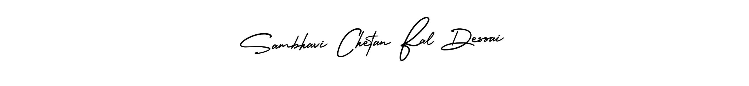 Create a beautiful signature design for name Sambhavi Chetan Fal Dessai. With this signature (AmerikaSignatureDemo-Regular) fonts, you can make a handwritten signature for free. Sambhavi Chetan Fal Dessai signature style 3 images and pictures png