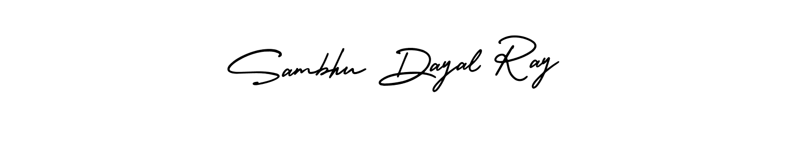 Similarly AmerikaSignatureDemo-Regular is the best handwritten signature design. Signature creator online .You can use it as an online autograph creator for name Sambhu Dayal Ray. Sambhu Dayal Ray signature style 3 images and pictures png