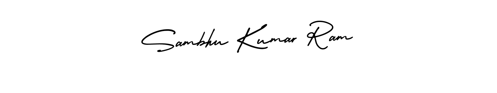 Make a beautiful signature design for name Sambhu Kumar Ram. Use this online signature maker to create a handwritten signature for free. Sambhu Kumar Ram signature style 3 images and pictures png