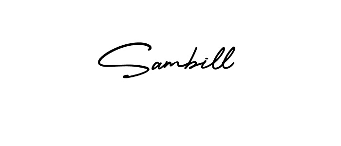 Make a short Sambill signature style. Manage your documents anywhere anytime using AmerikaSignatureDemo-Regular. Create and add eSignatures, submit forms, share and send files easily. Sambill signature style 3 images and pictures png