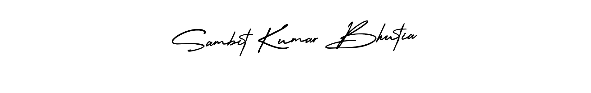 Make a beautiful signature design for name Sambit Kumar Bhutia. Use this online signature maker to create a handwritten signature for free. Sambit Kumar Bhutia signature style 3 images and pictures png