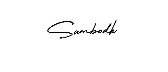 This is the best signature style for the Sambodh name. Also you like these signature font (AmerikaSignatureDemo-Regular). Mix name signature. Sambodh signature style 3 images and pictures png