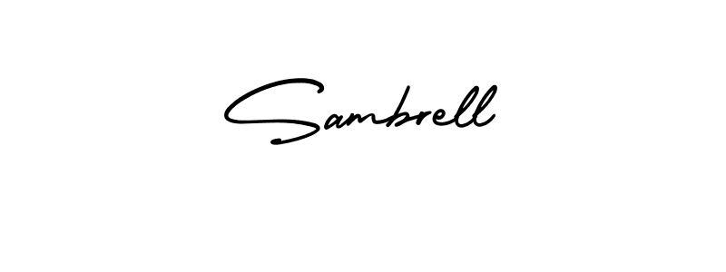 AmerikaSignatureDemo-Regular is a professional signature style that is perfect for those who want to add a touch of class to their signature. It is also a great choice for those who want to make their signature more unique. Get Sambrell name to fancy signature for free. Sambrell signature style 3 images and pictures png