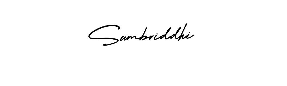 How to Draw Sambriddhi signature style? AmerikaSignatureDemo-Regular is a latest design signature styles for name Sambriddhi. Sambriddhi signature style 3 images and pictures png