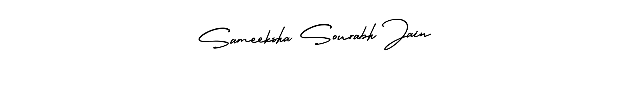 Best and Professional Signature Style for Sameeksha Sourabh Jain. AmerikaSignatureDemo-Regular Best Signature Style Collection. Sameeksha Sourabh Jain signature style 3 images and pictures png