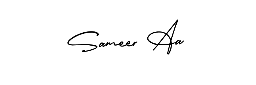 Once you've used our free online signature maker to create your best signature AmerikaSignatureDemo-Regular style, it's time to enjoy all of the benefits that Sameer Aa name signing documents. Sameer Aa signature style 3 images and pictures png