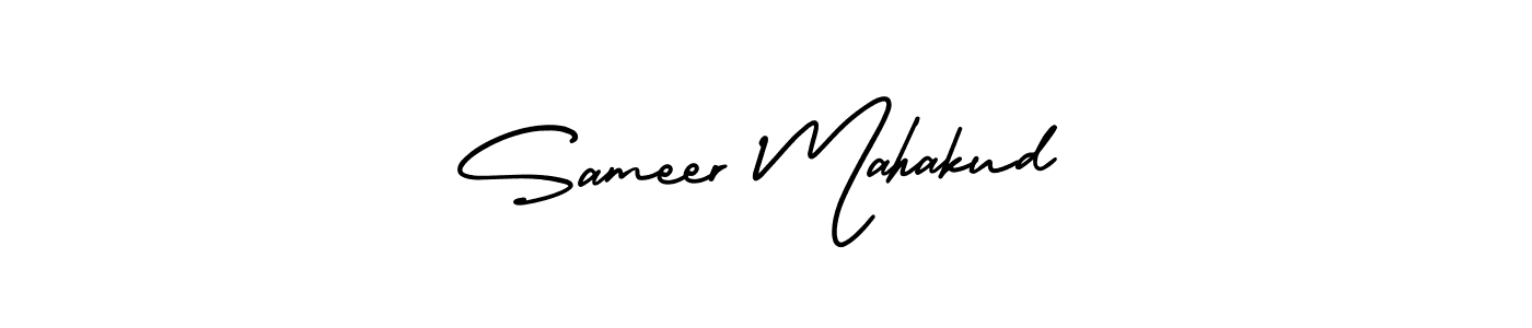 if you are searching for the best signature style for your name Sameer Mahakud. so please give up your signature search. here we have designed multiple signature styles  using AmerikaSignatureDemo-Regular. Sameer Mahakud signature style 3 images and pictures png