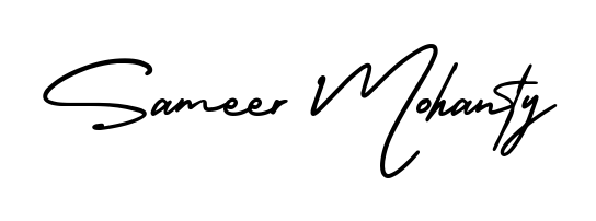Stand out with a creative autograph for Sameer Mohanty. The AmerikaSignatureDemo-Regular styling blends modern aesthetics with classic signature flourishes. Sameer Mohanty signature style 3 images and pictures png