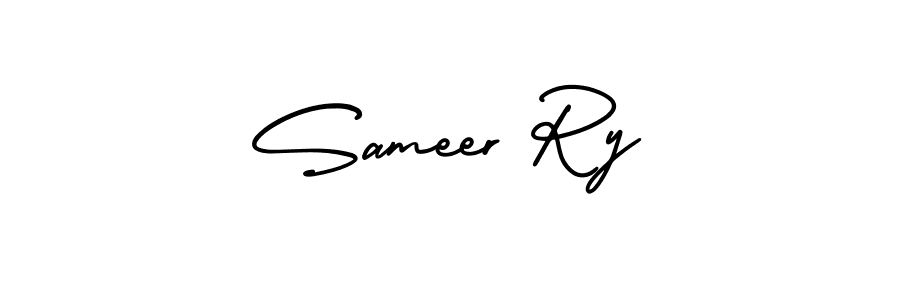 Make a beautiful signature design for name Sameer Ry. Use this online signature maker to create a handwritten signature for free. Sameer Ry signature style 3 images and pictures png
