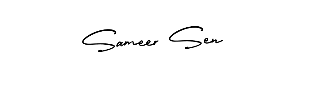 Check out images of Autograph of Sameer Sen name. Actor Sameer Sen Signature Style. AmerikaSignatureDemo-Regular is a professional sign style online. Sameer Sen signature style 3 images and pictures png