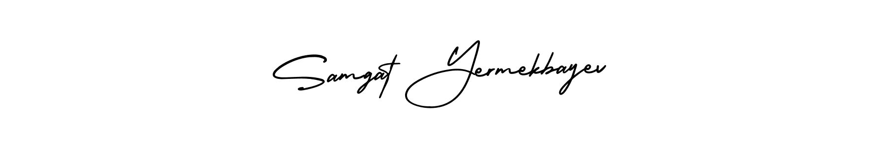 See photos of Samgat Yermekbayev official signature by Spectra . Check more albums & portfolios. Read reviews & check more about AmerikaSignatureDemo-Regular font. Samgat Yermekbayev signature style 3 images and pictures png