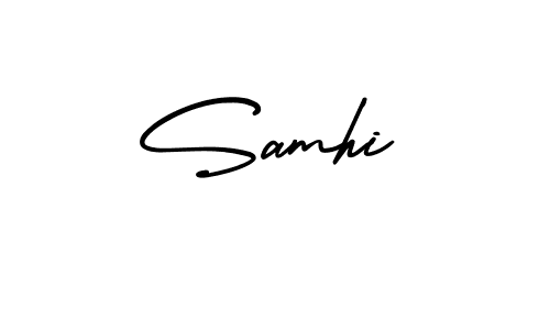 Make a beautiful signature design for name Samhi. Use this online signature maker to create a handwritten signature for free. Samhi signature style 3 images and pictures png