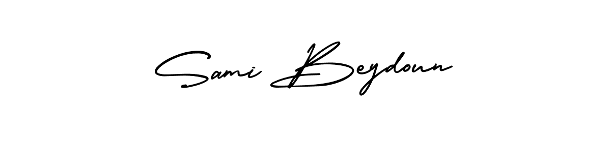 Use a signature maker to create a handwritten signature online. With this signature software, you can design (AmerikaSignatureDemo-Regular) your own signature for name Sami Beydoun. Sami Beydoun signature style 3 images and pictures png