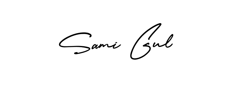 How to Draw Sami Gul signature style? AmerikaSignatureDemo-Regular is a latest design signature styles for name Sami Gul. Sami Gul signature style 3 images and pictures png