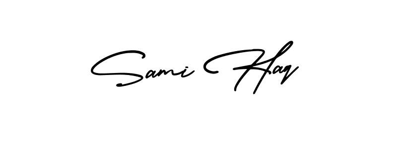 You can use this online signature creator to create a handwritten signature for the name Sami Haq. This is the best online autograph maker. Sami Haq signature style 3 images and pictures png