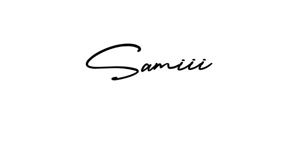 Make a short Samiii signature style. Manage your documents anywhere anytime using AmerikaSignatureDemo-Regular. Create and add eSignatures, submit forms, share and send files easily. Samiii signature style 3 images and pictures png