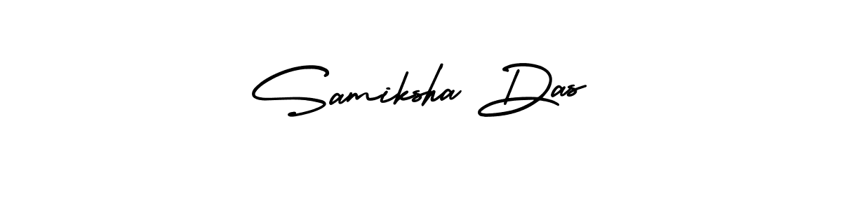 Make a short Samiksha Das signature style. Manage your documents anywhere anytime using AmerikaSignatureDemo-Regular. Create and add eSignatures, submit forms, share and send files easily. Samiksha Das signature style 3 images and pictures png