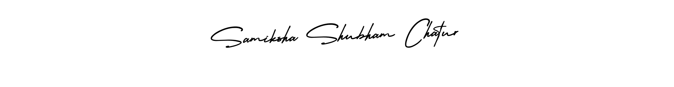 Check out images of Autograph of Samiksha Shubham Chatur name. Actor Samiksha Shubham Chatur Signature Style. AmerikaSignatureDemo-Regular is a professional sign style online. Samiksha Shubham Chatur signature style 3 images and pictures png