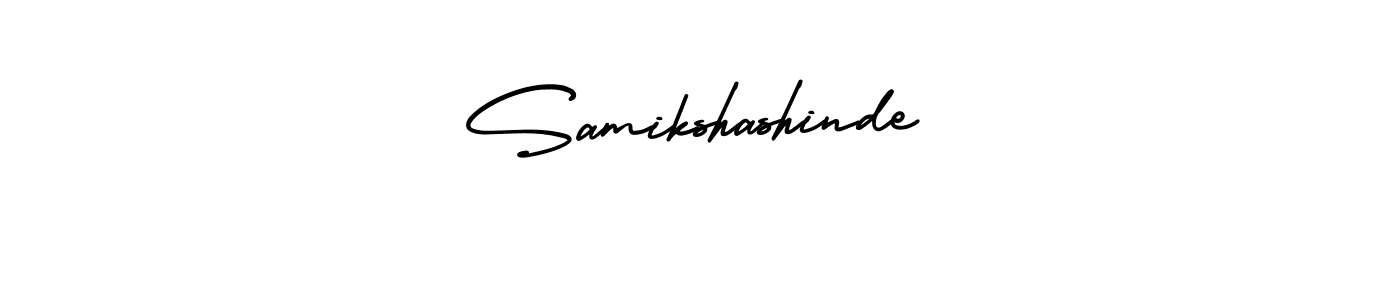 AmerikaSignatureDemo-Regular is a professional signature style that is perfect for those who want to add a touch of class to their signature. It is also a great choice for those who want to make their signature more unique. Get Samikshashinde name to fancy signature for free. Samikshashinde signature style 3 images and pictures png