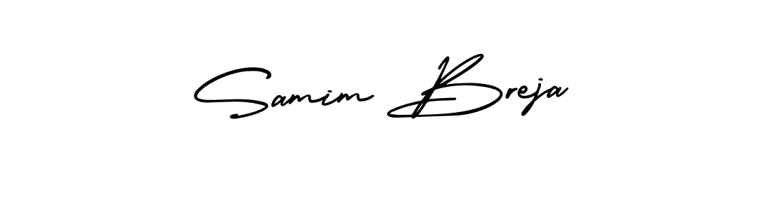 Here are the top 10 professional signature styles for the name Samim Breja. These are the best autograph styles you can use for your name. Samim Breja signature style 3 images and pictures png