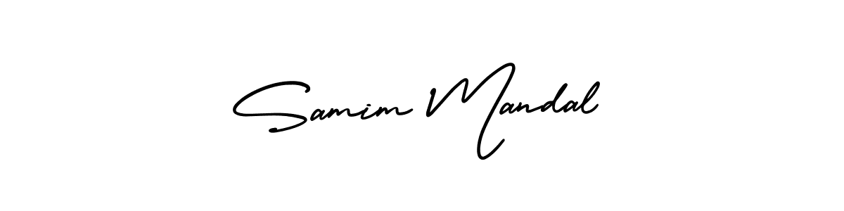 Also we have Samim Mandal name is the best signature style. Create professional handwritten signature collection using AmerikaSignatureDemo-Regular autograph style. Samim Mandal signature style 3 images and pictures png