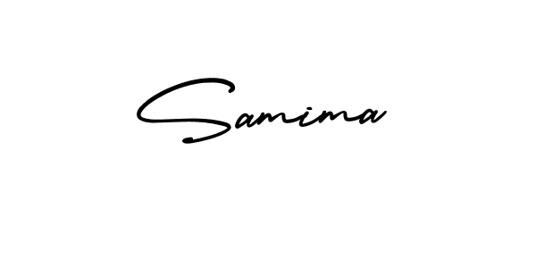 It looks lik you need a new signature style for name Samima. Design unique handwritten (AmerikaSignatureDemo-Regular) signature with our free signature maker in just a few clicks. Samima signature style 3 images and pictures png