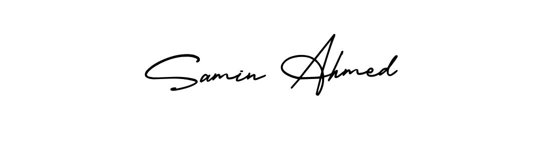 Here are the top 10 professional signature styles for the name Samin Ahmed. These are the best autograph styles you can use for your name. Samin Ahmed signature style 3 images and pictures png