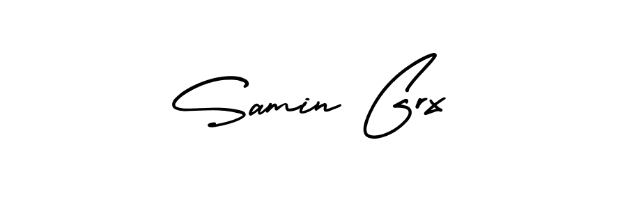 Make a short Samin Grx signature style. Manage your documents anywhere anytime using AmerikaSignatureDemo-Regular. Create and add eSignatures, submit forms, share and send files easily. Samin Grx signature style 3 images and pictures png