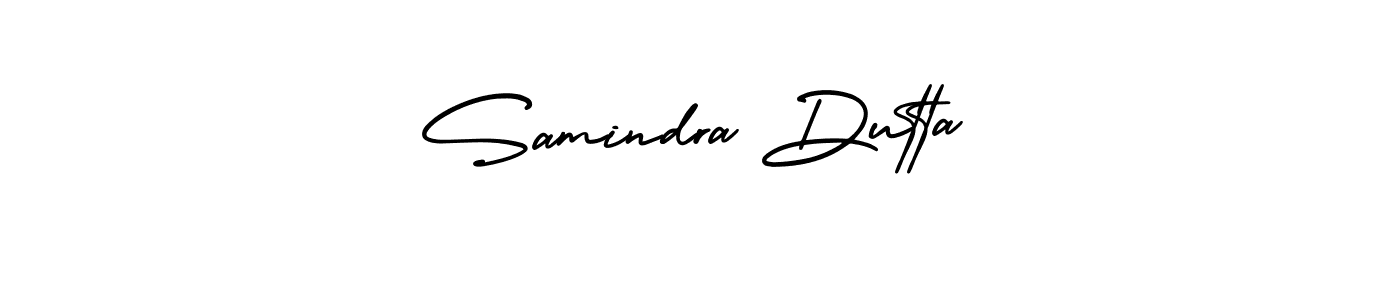 Also You can easily find your signature by using the search form. We will create Samindra Dutta name handwritten signature images for you free of cost using AmerikaSignatureDemo-Regular sign style. Samindra Dutta signature style 3 images and pictures png