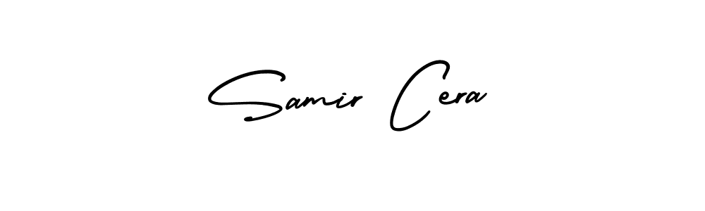 Make a beautiful signature design for name Samir Cera. Use this online signature maker to create a handwritten signature for free. Samir Cera signature style 3 images and pictures png