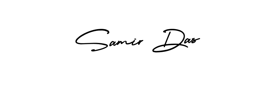 How to make Samir Das name signature. Use AmerikaSignatureDemo-Regular style for creating short signs online. This is the latest handwritten sign. Samir Das signature style 3 images and pictures png