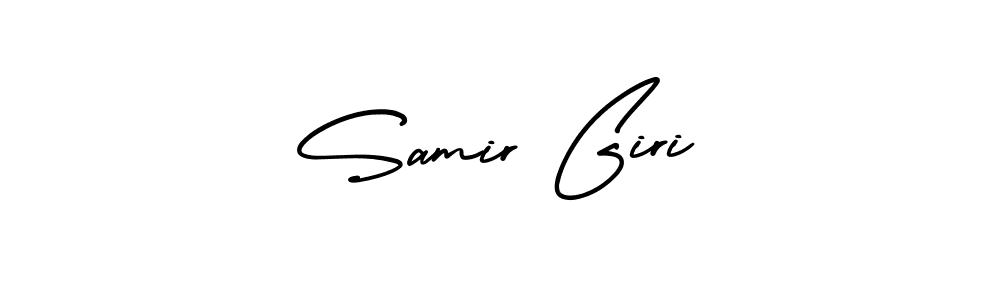 Make a short Samir Giri signature style. Manage your documents anywhere anytime using AmerikaSignatureDemo-Regular. Create and add eSignatures, submit forms, share and send files easily. Samir Giri signature style 3 images and pictures png