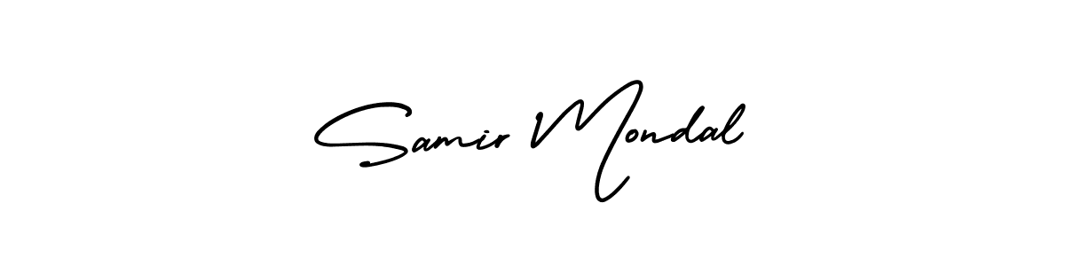 Also You can easily find your signature by using the search form. We will create Samir Mondal name handwritten signature images for you free of cost using AmerikaSignatureDemo-Regular sign style. Samir Mondal signature style 3 images and pictures png