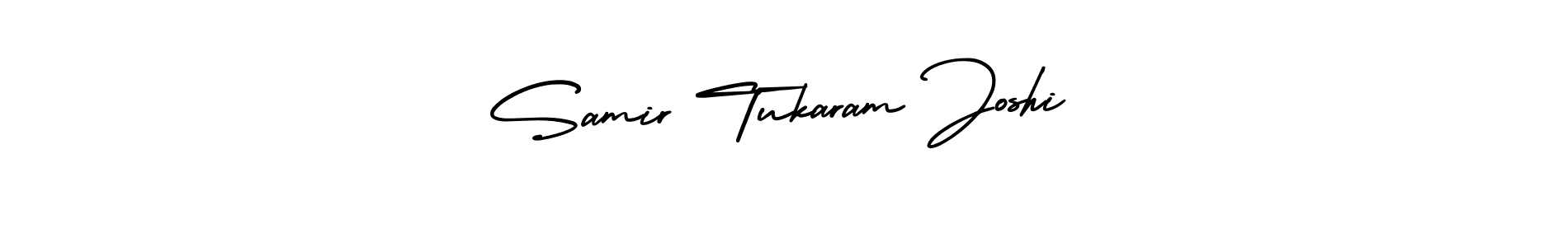 Design your own signature with our free online signature maker. With this signature software, you can create a handwritten (AmerikaSignatureDemo-Regular) signature for name Samir Tukaram Joshi. Samir Tukaram Joshi signature style 3 images and pictures png