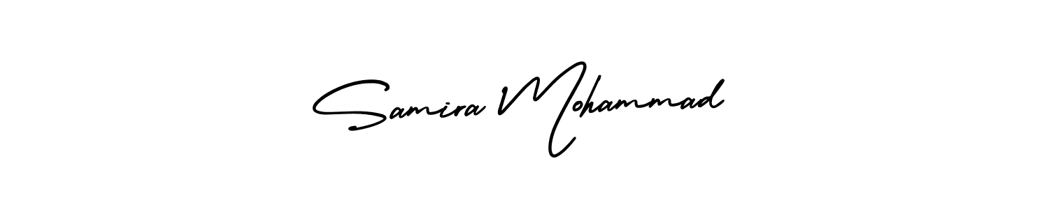 Make a beautiful signature design for name Samira Mohammad. Use this online signature maker to create a handwritten signature for free. Samira Mohammad signature style 3 images and pictures png
