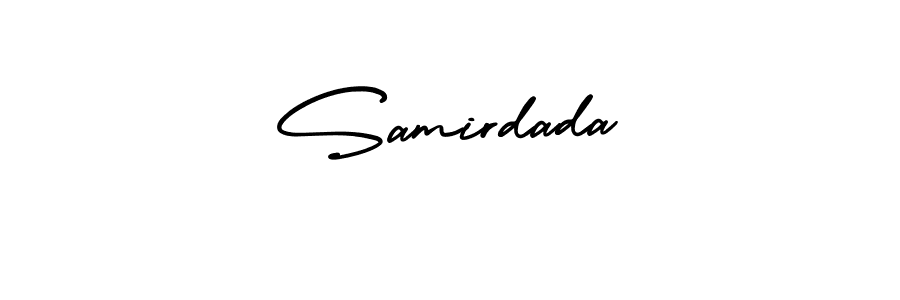 AmerikaSignatureDemo-Regular is a professional signature style that is perfect for those who want to add a touch of class to their signature. It is also a great choice for those who want to make their signature more unique. Get Samirdada name to fancy signature for free. Samirdada signature style 3 images and pictures png