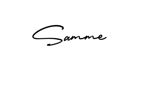Also You can easily find your signature by using the search form. We will create Samme name handwritten signature images for you free of cost using AmerikaSignatureDemo-Regular sign style. Samme signature style 3 images and pictures png