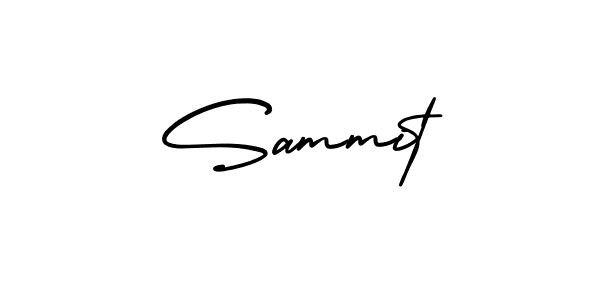 You should practise on your own different ways (AmerikaSignatureDemo-Regular) to write your name (Sammit) in signature. don't let someone else do it for you. Sammit signature style 3 images and pictures png