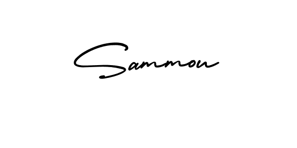 Sammou stylish signature style. Best Handwritten Sign (AmerikaSignatureDemo-Regular) for my name. Handwritten Signature Collection Ideas for my name Sammou. Sammou signature style 3 images and pictures png