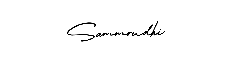 Make a beautiful signature design for name Sammrudhi. With this signature (AmerikaSignatureDemo-Regular) style, you can create a handwritten signature for free. Sammrudhi signature style 3 images and pictures png