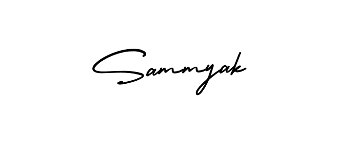 Sammyak stylish signature style. Best Handwritten Sign (AmerikaSignatureDemo-Regular) for my name. Handwritten Signature Collection Ideas for my name Sammyak. Sammyak signature style 3 images and pictures png
