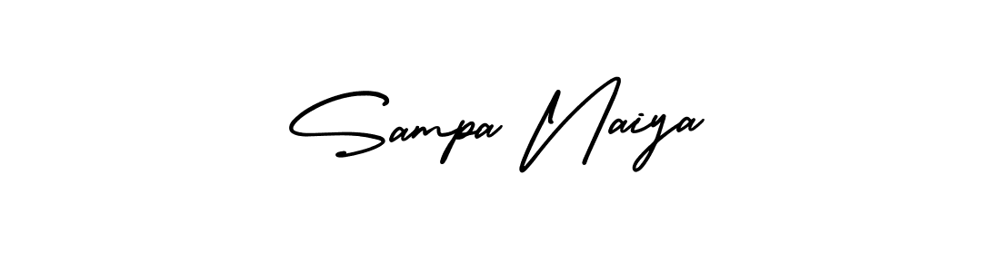 Create a beautiful signature design for name Sampa Naiya. With this signature (AmerikaSignatureDemo-Regular) fonts, you can make a handwritten signature for free. Sampa Naiya signature style 3 images and pictures png