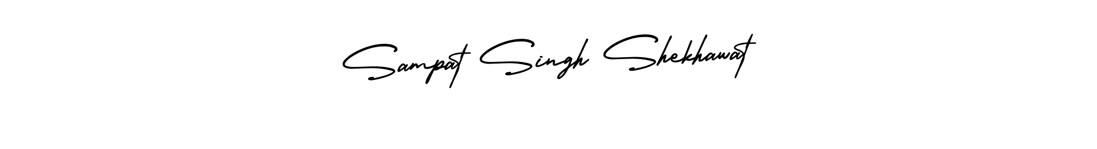 Design your own signature with our free online signature maker. With this signature software, you can create a handwritten (AmerikaSignatureDemo-Regular) signature for name Sampat Singh Shekhawat. Sampat Singh Shekhawat signature style 3 images and pictures png