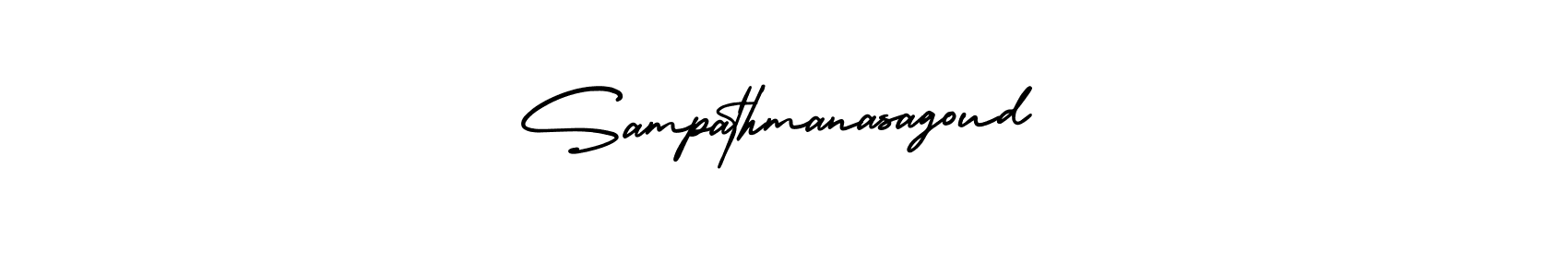 Design your own signature with our free online signature maker. With this signature software, you can create a handwritten (AmerikaSignatureDemo-Regular) signature for name Sampathmanasagoud. Sampathmanasagoud signature style 3 images and pictures png