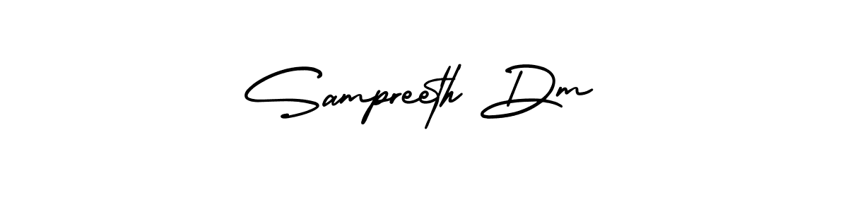 Make a short Sampreeth Dm signature style. Manage your documents anywhere anytime using AmerikaSignatureDemo-Regular. Create and add eSignatures, submit forms, share and send files easily. Sampreeth Dm signature style 3 images and pictures png