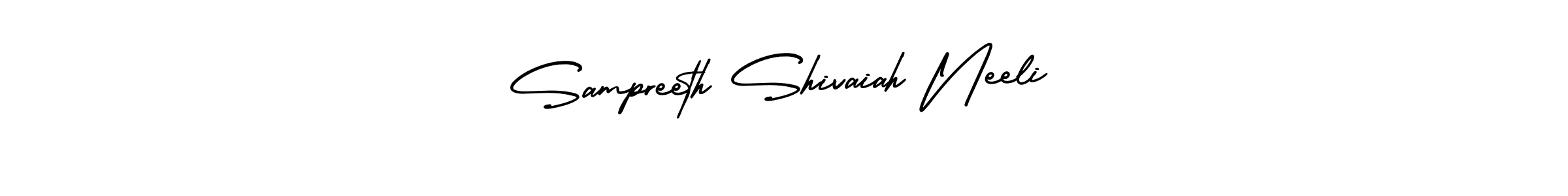 Also You can easily find your signature by using the search form. We will create Sampreeth Shivaiah Neeli name handwritten signature images for you free of cost using AmerikaSignatureDemo-Regular sign style. Sampreeth Shivaiah Neeli signature style 3 images and pictures png