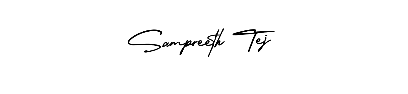 Design your own signature with our free online signature maker. With this signature software, you can create a handwritten (AmerikaSignatureDemo-Regular) signature for name Sampreeth Tej. Sampreeth Tej signature style 3 images and pictures png