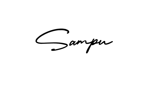 How to make Sampu signature? AmerikaSignatureDemo-Regular is a professional autograph style. Create handwritten signature for Sampu name. Sampu signature style 3 images and pictures png
