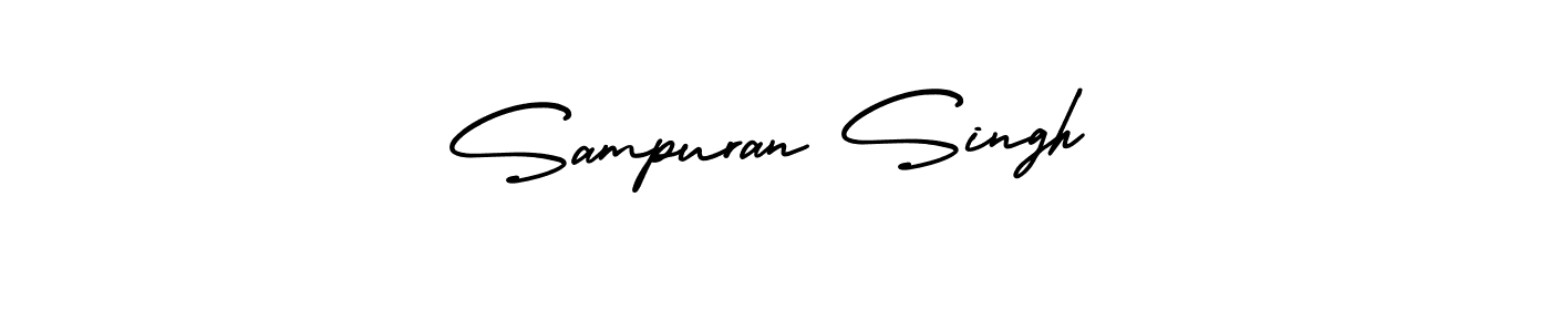 This is the best signature style for the Sampuran Singh name. Also you like these signature font (AmerikaSignatureDemo-Regular). Mix name signature. Sampuran Singh signature style 3 images and pictures png